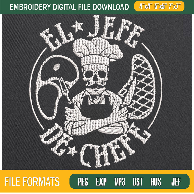 Chef Skeleton Embroidery Designs, Halloween Machine Embroidery Design, Machine Embroidery Designs - Premium & Original SVG Cut Files.jpg