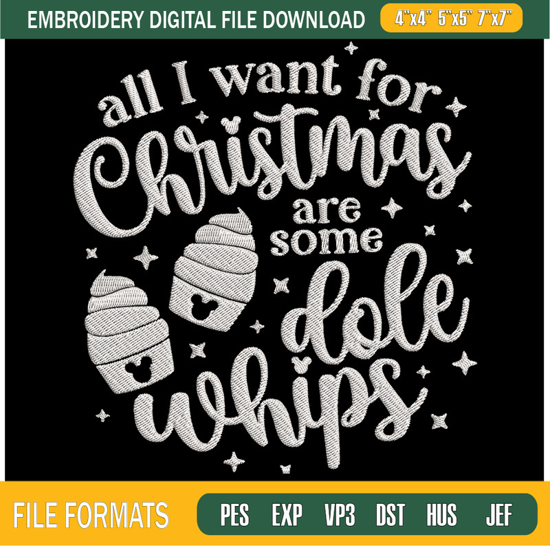Christmas Disney Bee All I Want For Christmas Embroidery Designs, Christmas Machine Embroidery Design, Machine Embroidery Designs - Premium & Original SVG Cut F