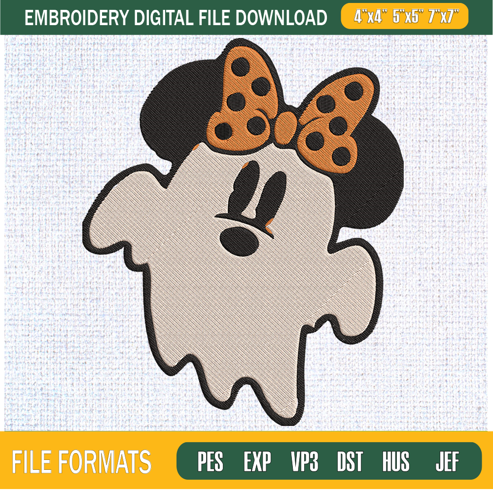 Cute Minnie Ghost Embroidery Designs, Disney Mikcey Machine Embroidery Design, Machine Embroidery Designs - Premium & Original SVG Cut Files.jpg