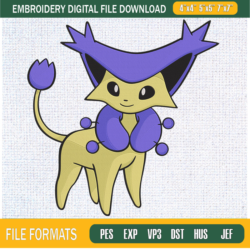 Delcatty Pokemon Embroidery Designs, Pokemon Machine Embroidery Design, Machine Embroidery Designs - Premium & Original SVG Cut Files.jpg