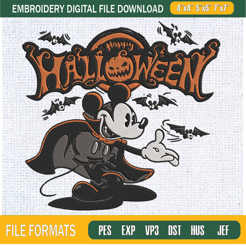 Disney Happy Halloween Embroidery Designs, Halloween Machine Embroidery Design, Machine Embroidery Designs - Premium & Original SVG Cut Files.jpg