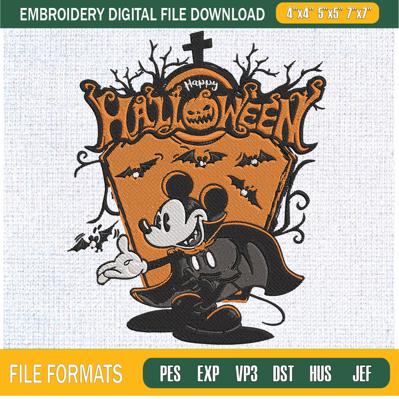 Disney Happy Halloween Mickey Embroidery Designs, Halloween Machine Embroidery Design, Machine Embroidery Designs - Premium & Original SVG Cut Files.jpg