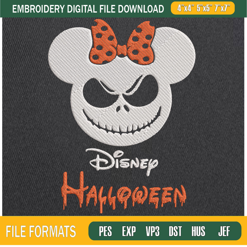 Disney Minnie Halloween Embroidery Designs, Halloween Machine Embroidery Design, Machine Embroidery Designs - Premium & Original SVG Cut Files.jpg