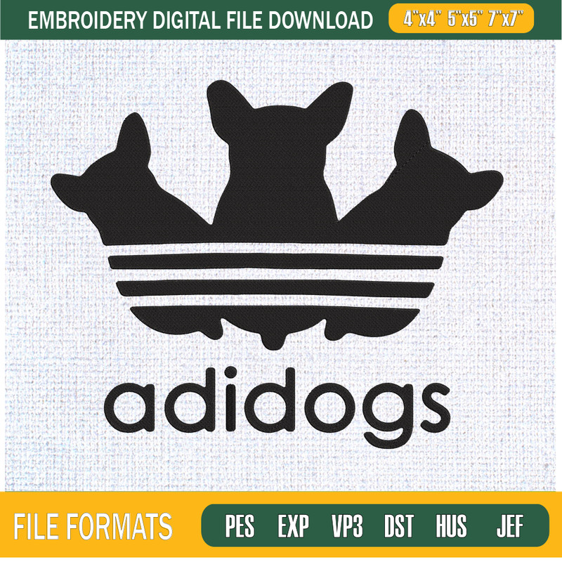 Dog Embroidery Designs, Adidogs Machine Embroidery Design, Machine Embroidery Designs - Premium & Original SVG Cut Files.jpg