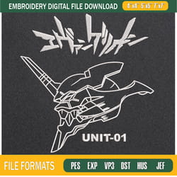 evangelion eva unit 01 embroidery designs, neon genesis evangelion machine embro,embroidery design,embroidery svg,machin