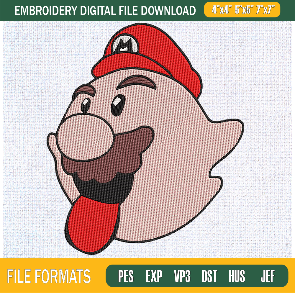 Fantasma Super Mario Embroidery Designs, Mario Machine Embroidery Design, Machine Embroidery Designs - Premium & Original SVG Cut Files.jpg