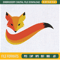 Firefox Face Embroidery Designs, Firefox Nike Machine Embroidery Design, Machine Embroidery Designs - Premium & Original SVG Cut Files.jpg