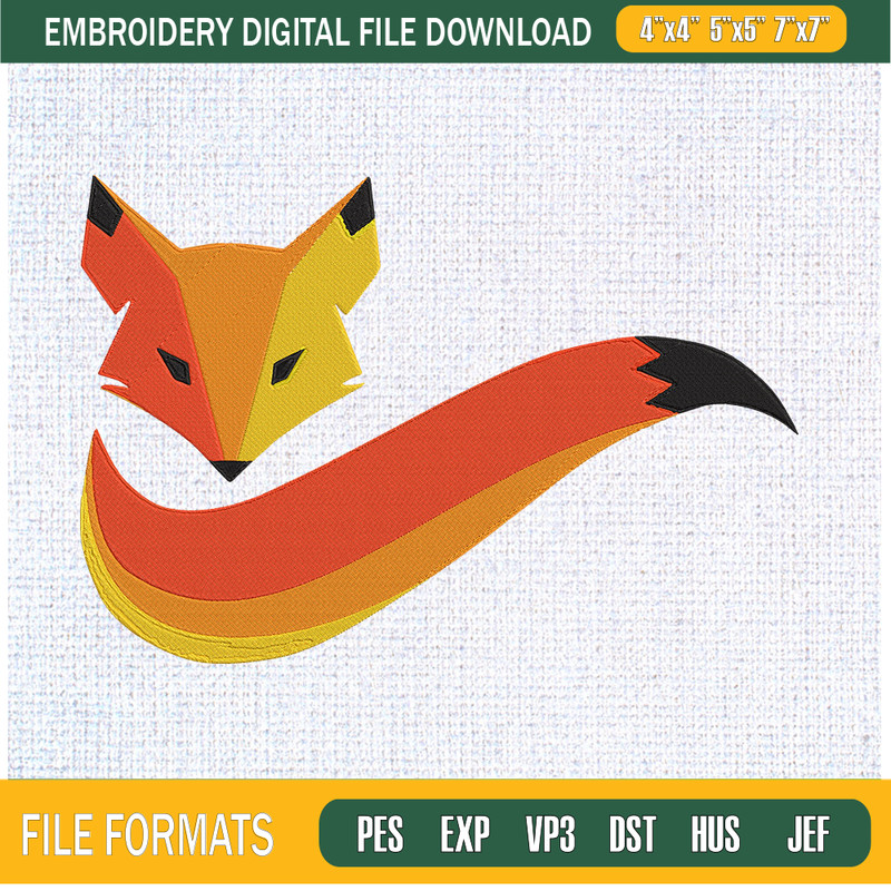 Firefox Face Embroidery Designs, Firefox Nike Machine Embroidery Design, Machine Embroidery Designs - Premium & Original SVG Cut Files.jpg