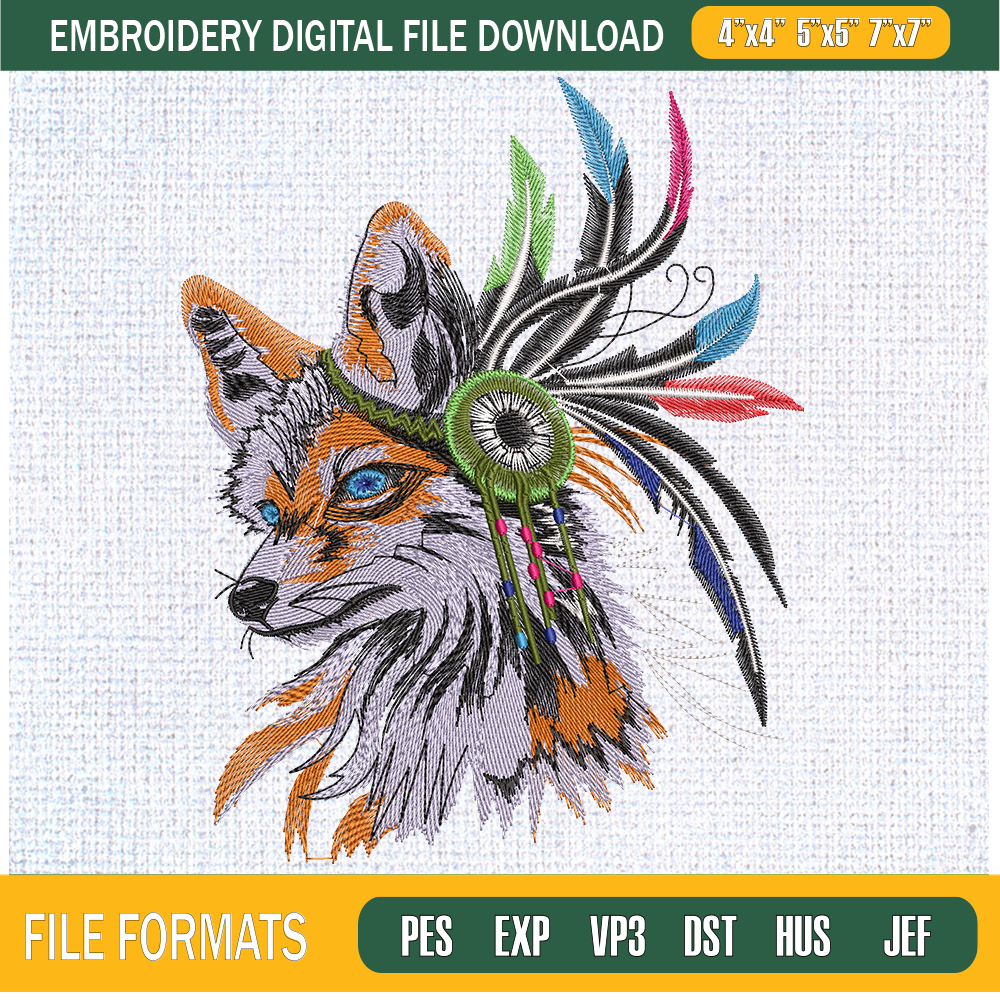 Fox Embroidery Designs, Fox Machine Embroidery Design, Machine Embroidery Designs - Premium & Original SVG Cut Files.jpg
