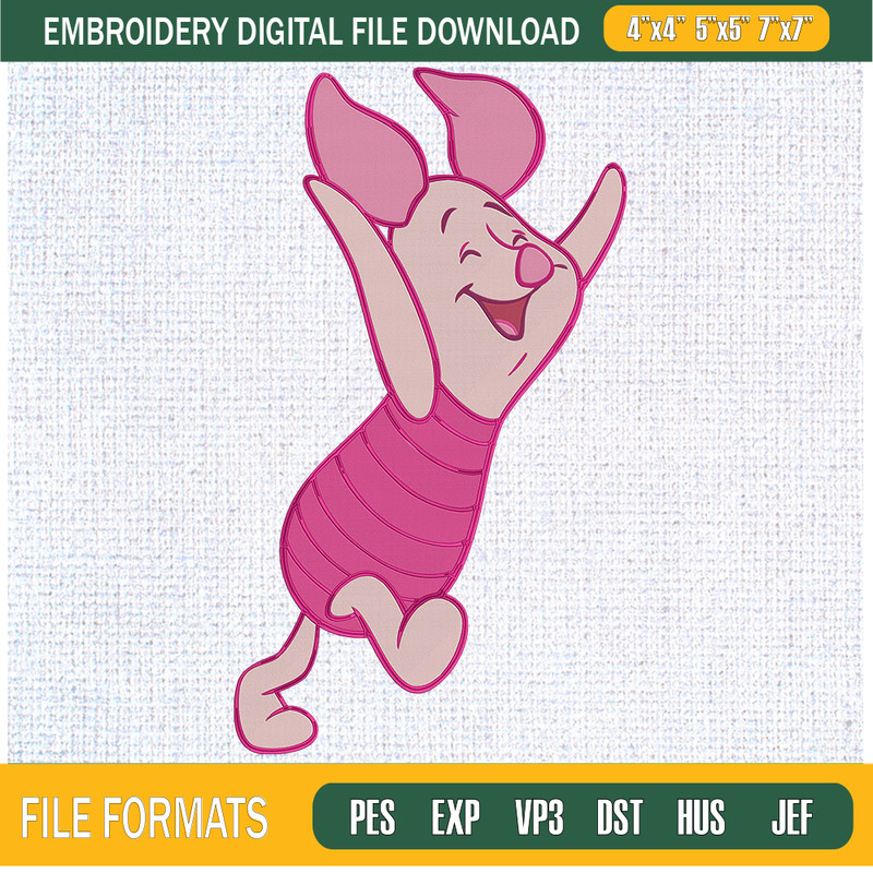 Funny Piglet Embroidery Designs, Winnie The Pooh Machine Embroidery Design, Machine Embroidery Designs - Premium & Original SVG Cut Files.jpg