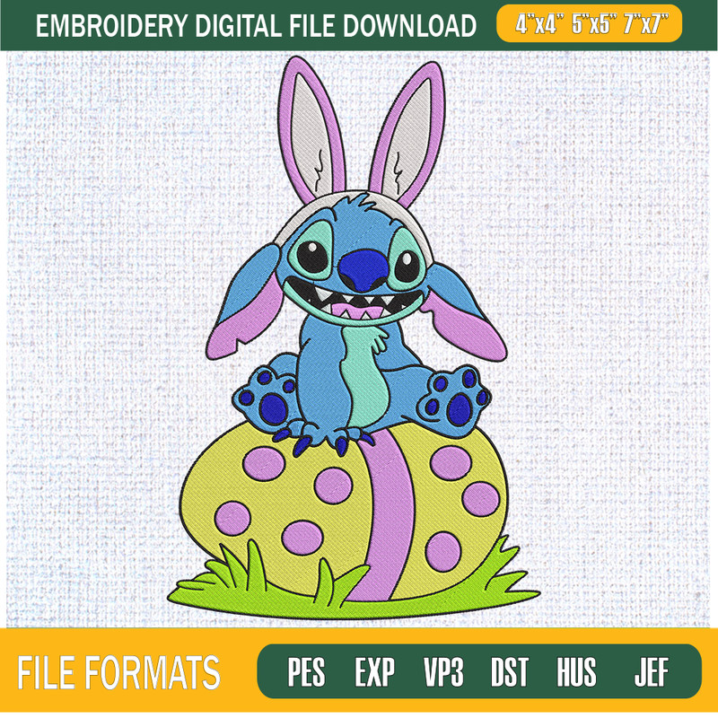 Funny Stitch Easter Embroidery Designs, Happy Easter Day Machine Embroidery Design, Machine Embroidery Designs - Premium & Original SVG Cut Files.jpg