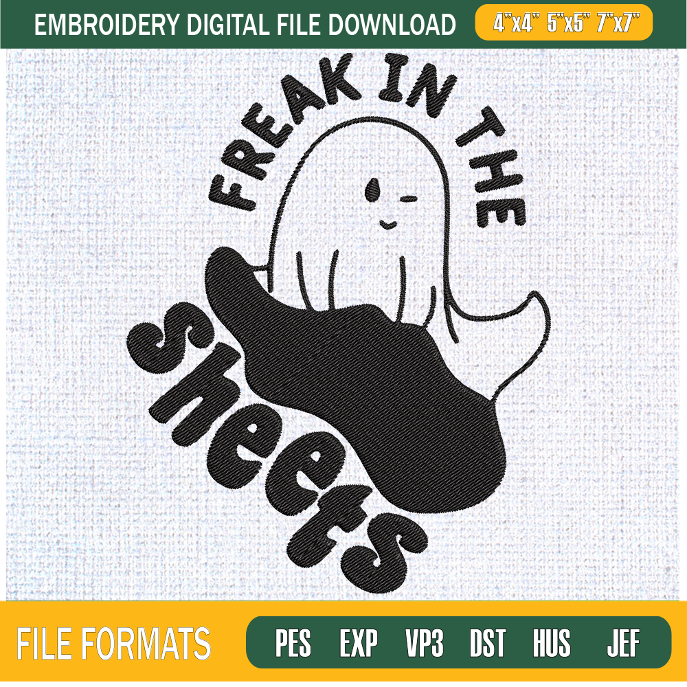 Ghost Freak In The Sheets Embroidery Designs, Halloween Machine Embroidery Design, Machine Embroidery Designs - Premium & Original SVG Cut Files.jpg