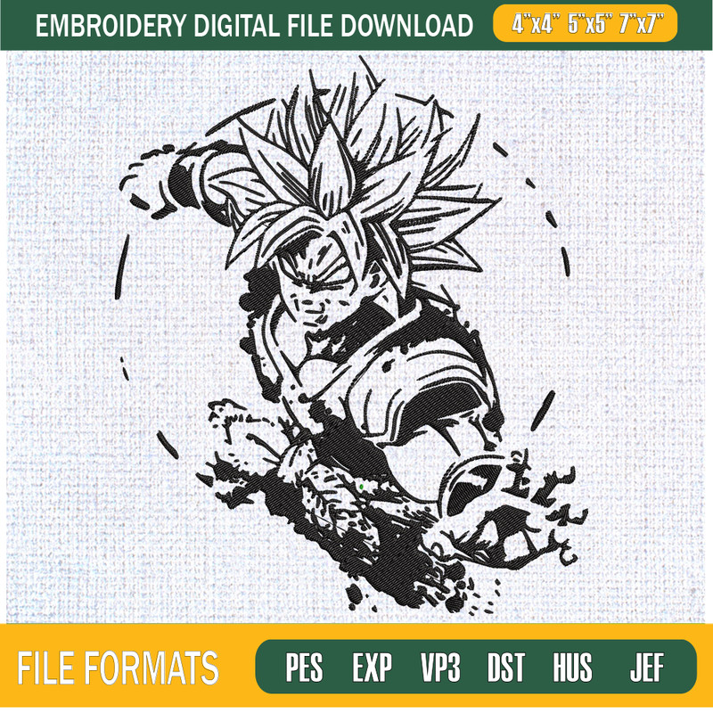 Goku Dragon Ball Attack Super Embroidery Designs, Dragon Ball Z Machine Embroidery Design, Machine Embroidery Designs - Premium & Original SVG Cut Files.jpg
