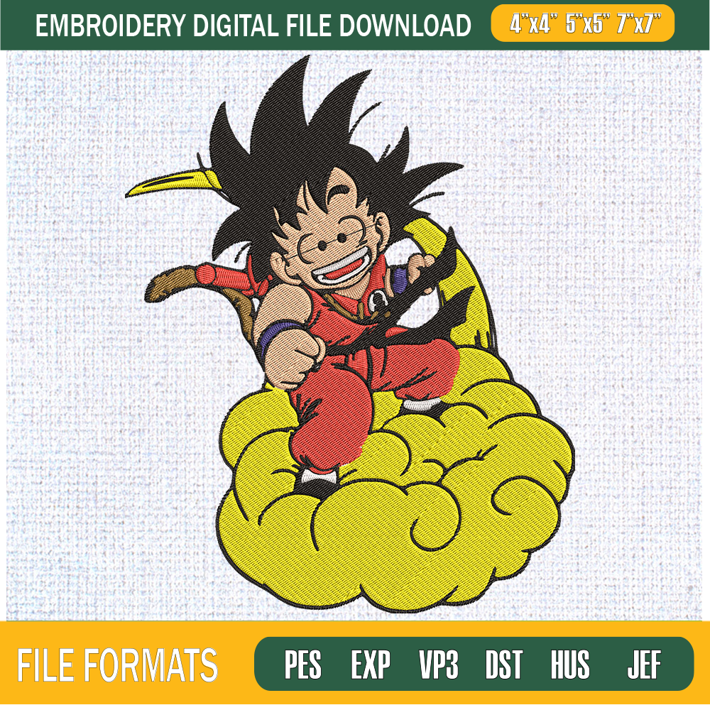 Goku Flying Nimbus Embroidery Designs, Dragon Ball Z Machine Embroidery Design, Machine Embroidery Designs - Premium & Original SVG Cut Files.jpg