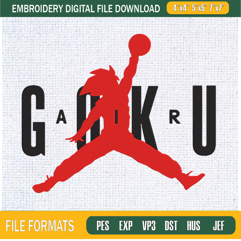 Goku Nike Air Embroidery Designs, Nike Machine Embroidery Design, Machine Embroidery Designs - Premium & Original SVG Cut Files.jpg