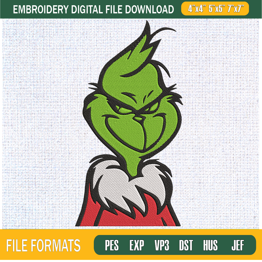Grinch Santa Embroidery Designs, Christmas Machine Embroidery Design, Machine Embroidery Designs - Premium & Original SVG Cut Files.png