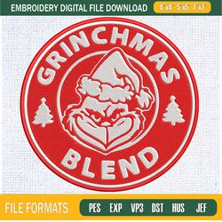 grinchmas blend red starbucks embroidery designs, christmas machine embroidery d,embroidery design,embroidery svg,machin