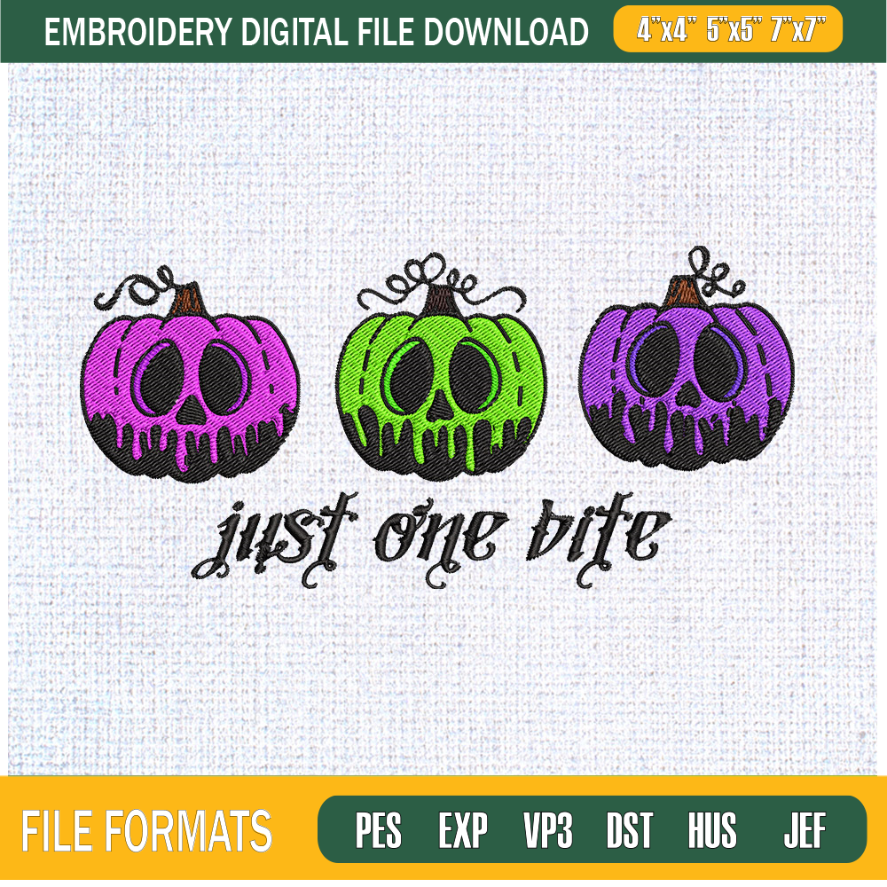 Halloween Pumpkin Just One Bite Embroidery Designs, Halloween Machine Embroidery Design, Machine Embroidery Designs - Premium & Original SVG Cut Files.jpg
