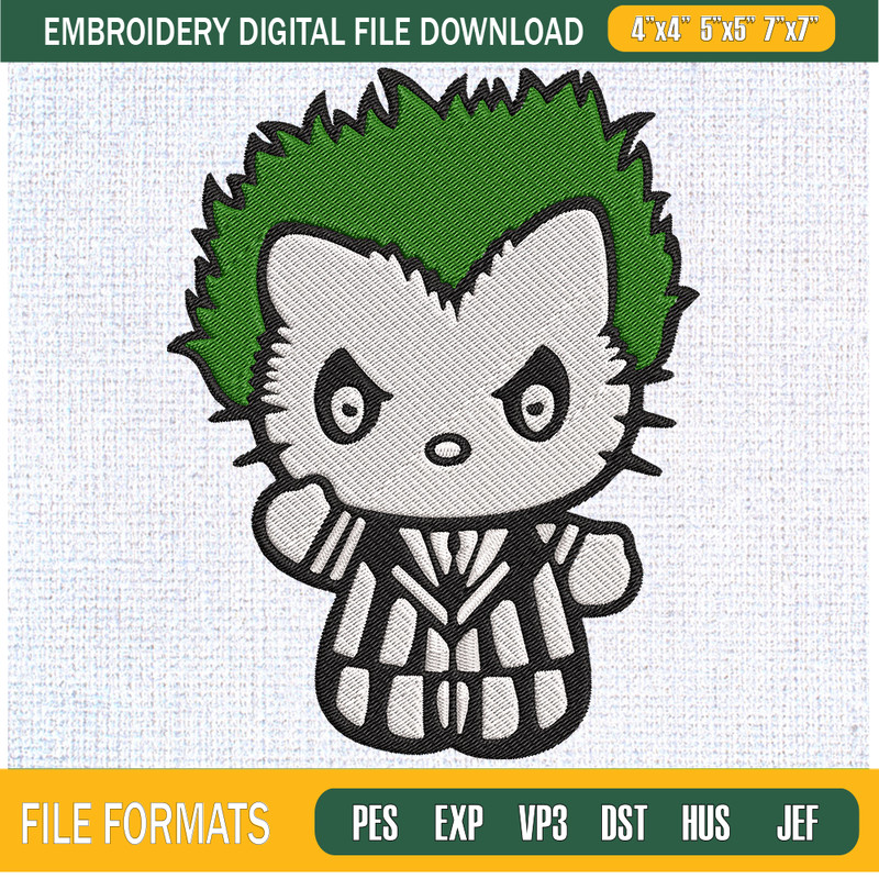 Hello Kitty Beetlejuice Cute Embroidery Designs, Halloween Machine Embroidery Design, Machine Embroidery Designs - Premium & Original SVG Cut Files.jpg