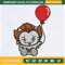 Hello Kitty Pennywise Embroidery Designs, Halloween Machine Embroidery Design, Machine Embroidery Designs - Premium & Original SVG Cut Files.jpg