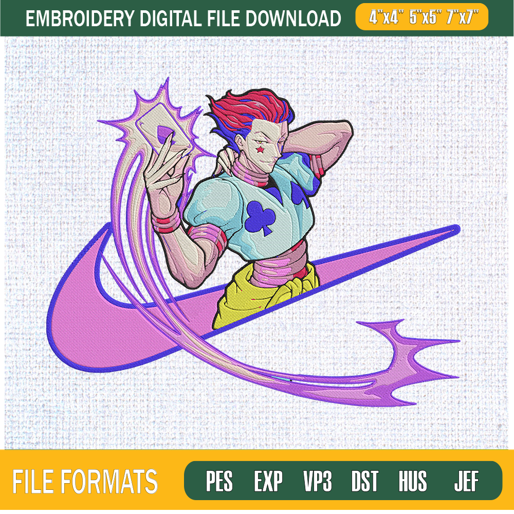 Hisoka Skill Embroidery Designs, Nike Hunter x Hunter Machine Embroidery Design, Machine Embroidery Designs - Premium & Original SVG Cut Files.jpg