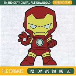 iron man chibi embroidery designs, avengers machine embroidery design, machine e,embroidery design,embroidery svg,machin