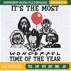 its the most wonderful time of the year embroidery designs, halloween machine em,embroidery design,embroidery svg,machin