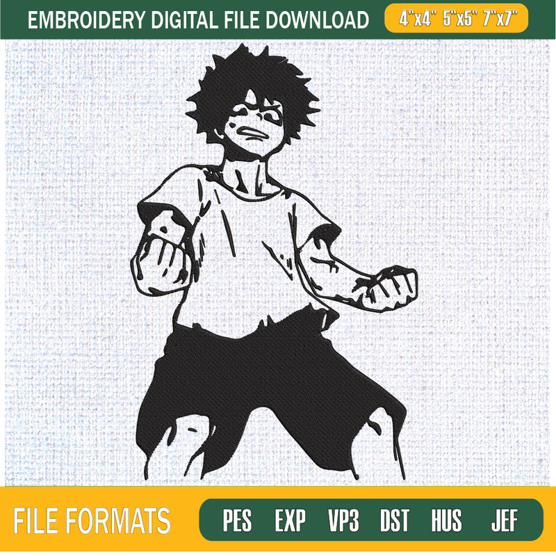 Izuku Midoriya Body Embroidery Designs, My Hero Academy Machine Embroidery Design, Machine Embroidery Designs - Premium & Original SVG Cut Files.jpg