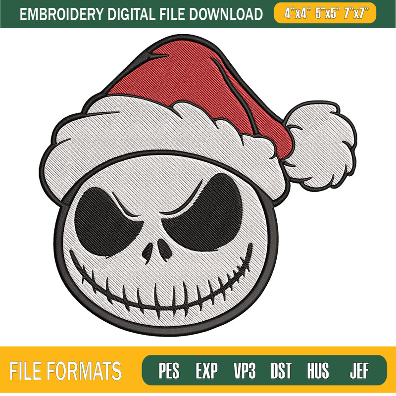 Jack Santa Christmas Embroidery Designs, Christmas Machine Embroidery Design - Premium & Original SVG Cut Files.png