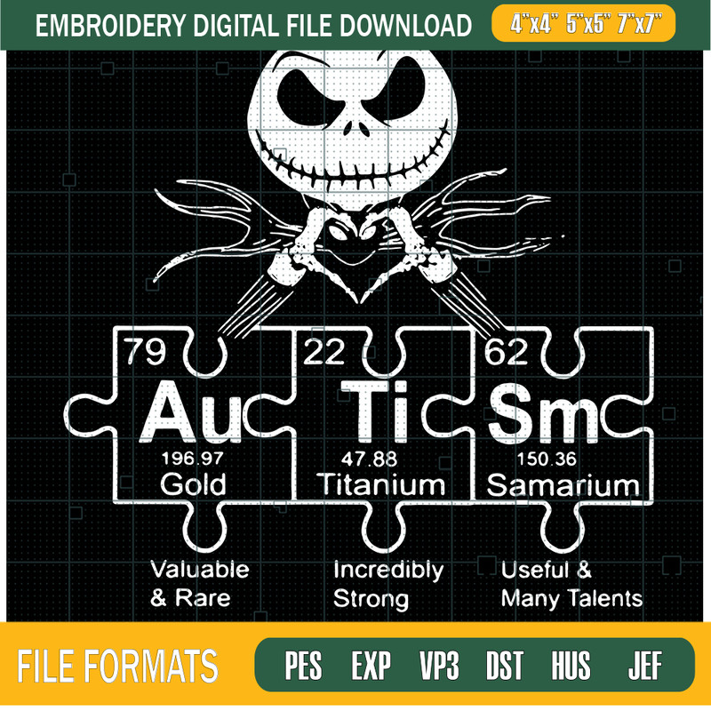 Jack Skellington SVG, Chemical Element SVG, Jack Love Chemistry SVG - Premium & Original SVG Cut Files.jpg