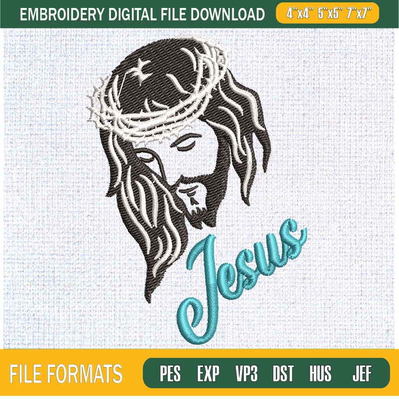 Jesus Embroidery Designs, Jesus Christ Machine Embroidery Design, Machine Embroidery Designs - Premium & Original SVG Cut Files.jpg