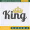 King Embroidery Designs, King Machine Embroidery Design, Machine Embroidery Designs - Premium & Original SVG Cut Files.jpg