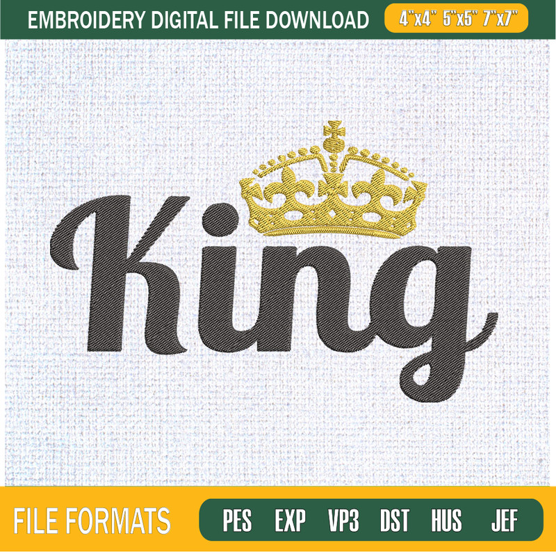 King Embroidery Designs, King Machine Embroidery Design, Machine Embroidery Designs - Premium & Original SVG Cut Files.jpg