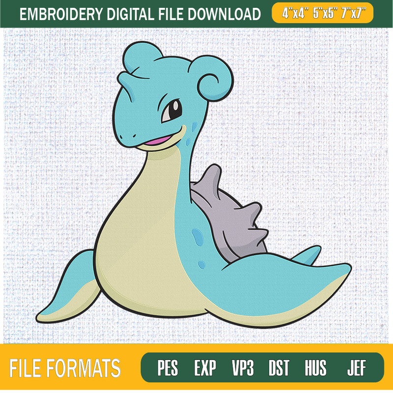 Lapras Pokemon Embroidery Designs, Pokemon Machine Embroidery Design, Machine Embroidery Designs - Premium & Original SVG Cut Files.jpg