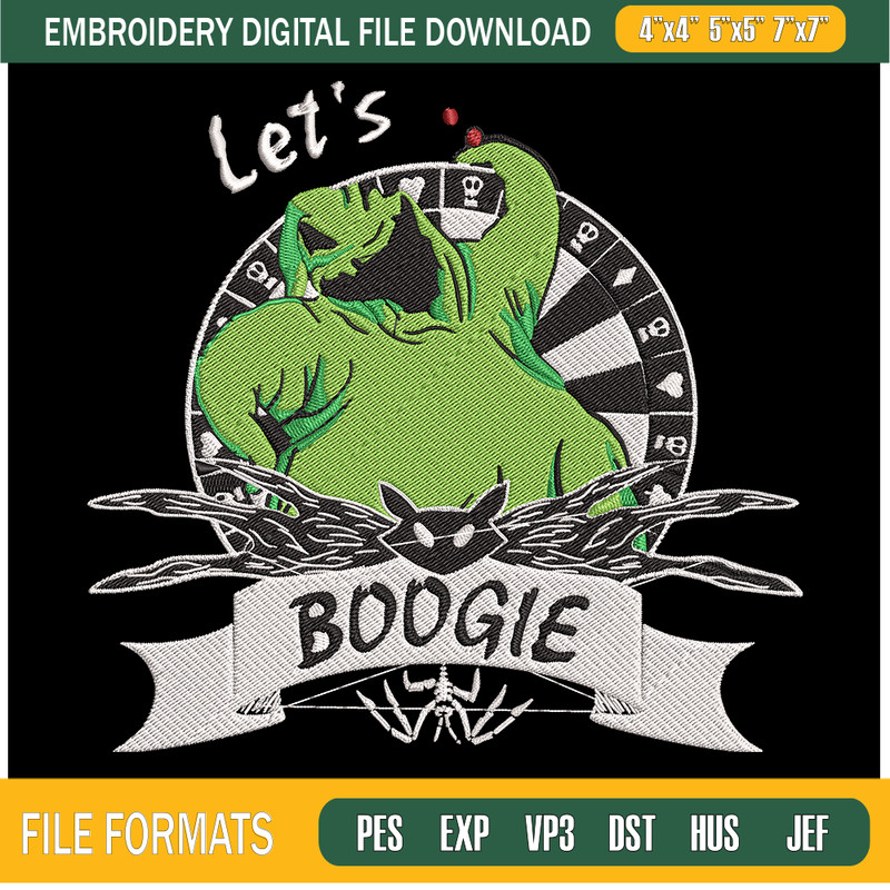 Lets Boogie Christmas Embroidery Designs, Christmas Machine Embroidery Design - Premium & Original SVG Cut Files.png