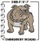 Azalea Bulldogs logo embroidery design, Football embroidery, Sport embroidery, logo sport embroidery,Embroidery design.jpg