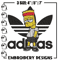 Bart adidas Embroidery Design, Adidas Embroidery, Embroidery File, Brand Embroidery, Logo shirt, Digital download.jpg