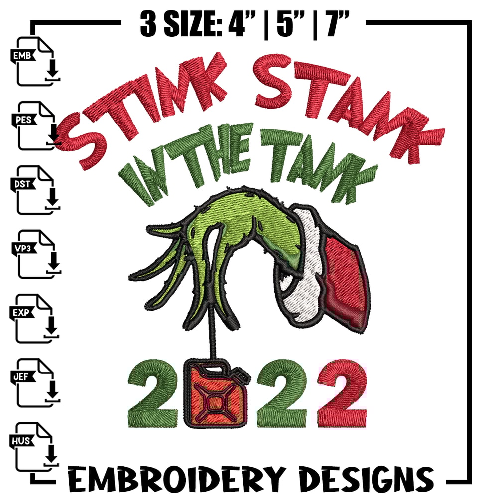 Grinch Hand Stock Illustrations Embroidery design, Grinch Embroidery, Embroidery File, Grinch design, Instant download.jpg