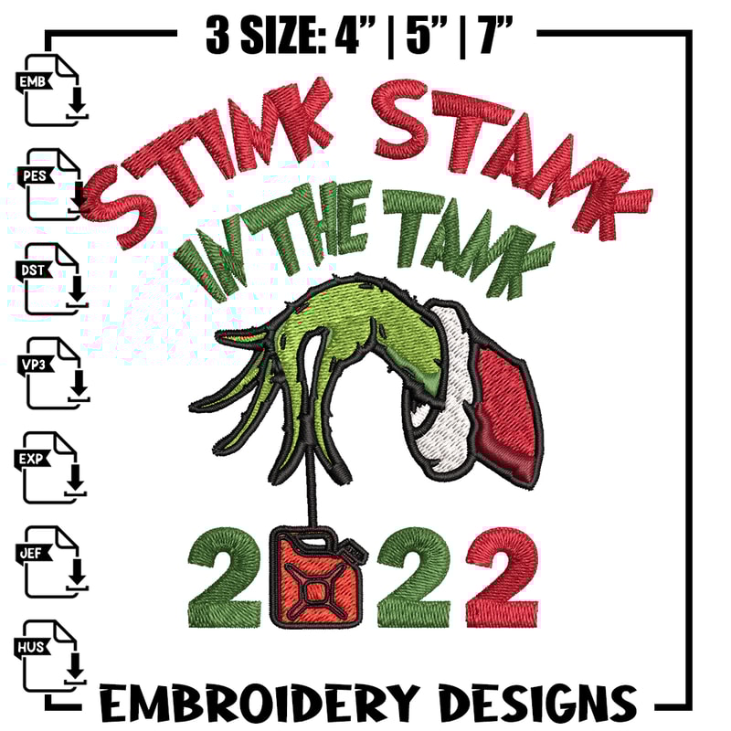 Grinch Hand Stock Illustrations Embroidery design, Grinch Embroidery, Embroidery File, Grinch design, Instant download.jpg