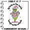 Grinchy Embroidery Design, Grinch Embroidery, Embroidery File, Chrismas Embroidery, Anime shirt,Digital download..jpg