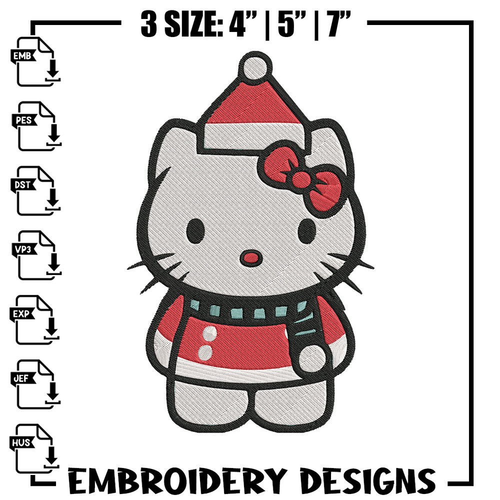 Hello kitty chrismas Embroidery Design, Kitty Embroidery, Embroidery File,Anime Embroidery,Anime shirt,Digital download.jpg