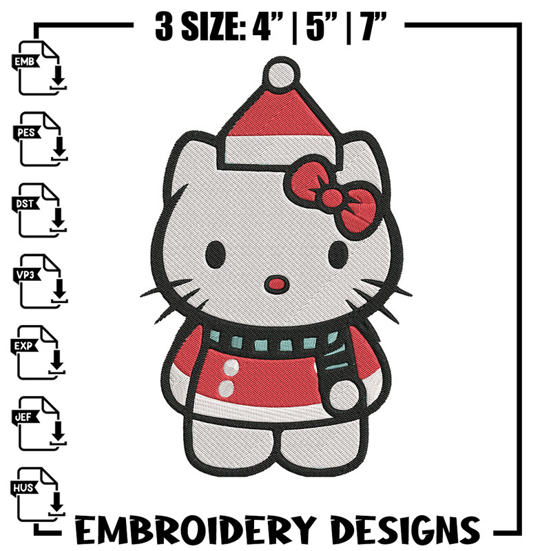 Hello kitty chrismas Embroidery Design, Kitty Embroidery, Embroidery File,Anime Embroidery,Anime shirt,Digital download.jpg
