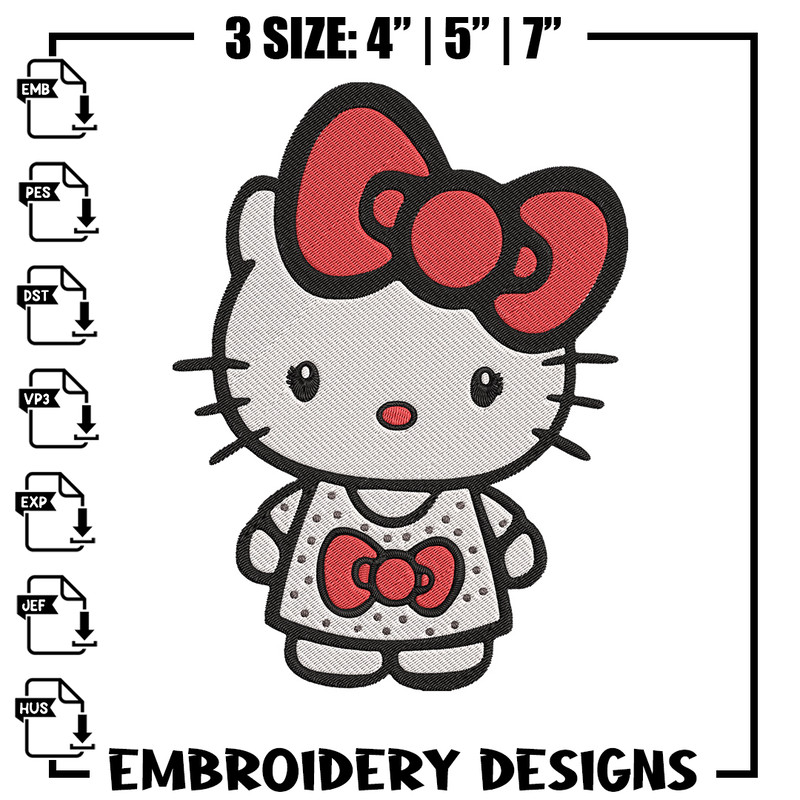 Hello kitty cute Embroidery Design,Hello kitty Embroidery,Embroidery File,Anime Embroidery,Anime shirt, Digital download.jpg
