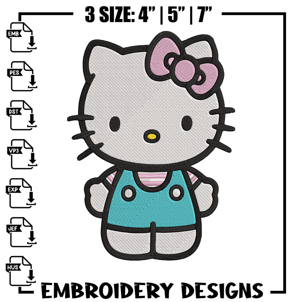 Hello kitty Embroidery Design, Hello kitty Embroidery,Embroidery File, Anime Embroidery, Anime shirt,Digital download..jpg