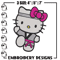 Hello kitty Taekwondo Embroidery Design, Hello kitty Embroidery, Embroidery File, Anime Embroidery, Digital download.jpg