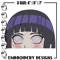 Hinata chibi Embroidery Design, Naruto Embroidery, Embroidery File, Anime Embroidery, Anime shirt, Digital download.jpg
