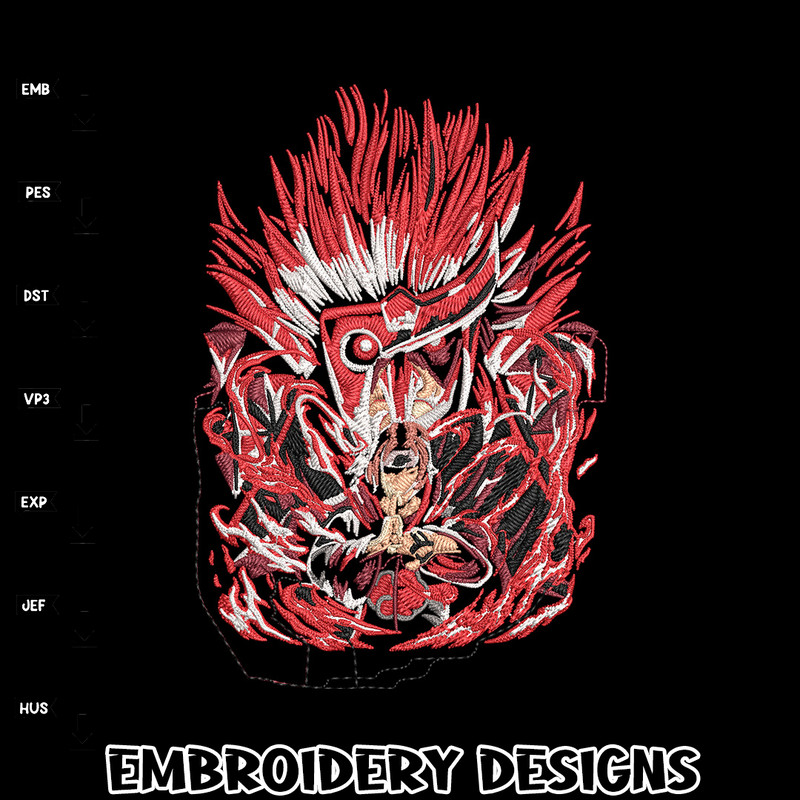 Itachi Poster Embroidery Design, Naruto Embroidery, Embroidery File, Anime Embroidery,Anime shirt, Digital download.jpg