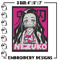 Kamado nezuko poster Embroidery Design, Demon slayer Embroidery, Embroidery File, Anime Embroidery, Digital download..jpg