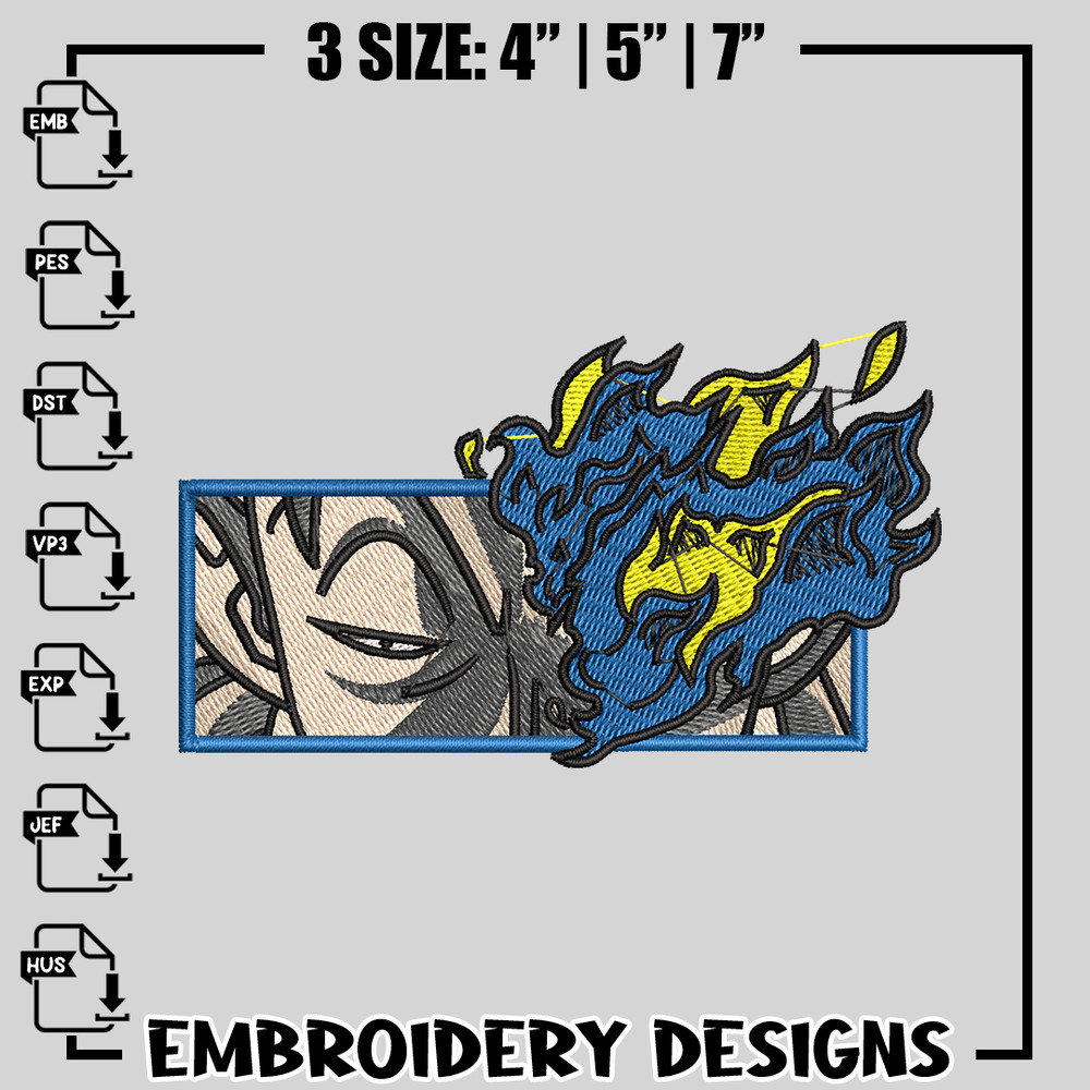 marco eyes embroidery design, One Piece embroidery, anime design, logo design, anime shirt, Digital download.jpg