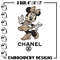 Minnie fun chanel Embroidery Design, Chanel Embroidery, Brand Embroidery, Embroidery File, Logo shirt,Digital download 1.jpg